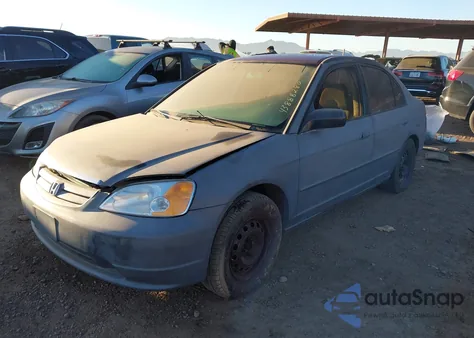 2003 Honda Civic Lx z USA, uszkodzony, nr VIN 2HGES16543H545046